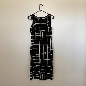 Size S Sleeveless Knee-length Pencil Dress